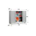 Inaba Outdoor Storage Cabinet, made in Japan, weather-resistant design for outdoor use | 日本制造 Inaba 户外储物柜,耐候设计,适用于户外 | 日本製造 Inaba 戶外儲物櫃,耐候設計,適用於戶外