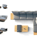 Outdoor sofa set with weather-resistant cushions | 户外沙发套装,配有耐候座垫 | 户外梳化套裝,配有耐候座墊