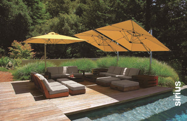 Stylish outdoor sun parasol and umbrella for garden or patio, UV-resistant | 時尚戶外太陽傘及雨傘,適合花園或露台,防紫外線 | 时尚户外太阳伞及雨伞,适合花园或露台,防紫外线