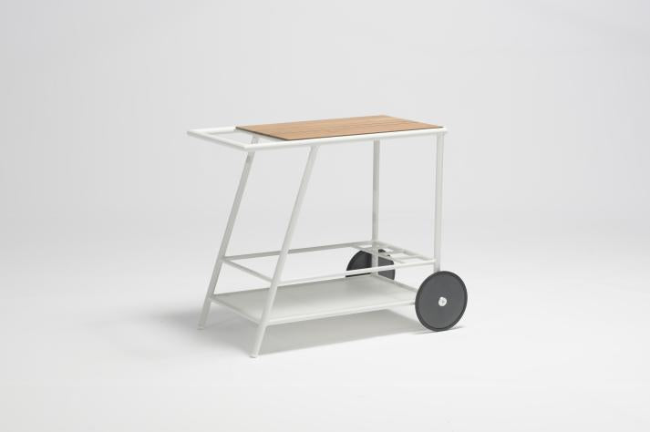Couture Jardin | Zoom | Outdoor Trolley - Aluminum Anthracite / White