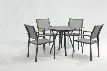 Couture Jardin | Yes | Outdoor Round Table with Polo Ant Armchair Set