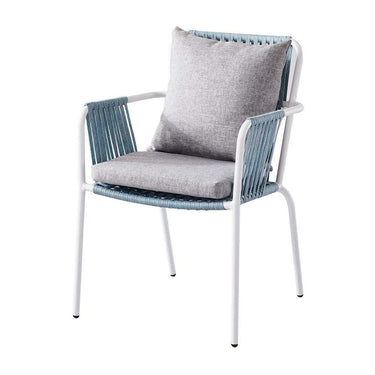 Anita Outdoor Rect Dining Set  -- White
