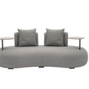 Outdoor sofa set with weather-resistant cushions | 户外沙发套装,配有耐候座垫 | 户外梳化套裝,配有耐候座墊