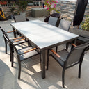 Outdoor Dinning set with aluminum frame