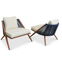 Outdoor sofa set with weather-resistant cushions | 户外沙发套装,配有耐候座垫 | 户外梳化套裝,配有耐候座墊