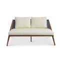 Outdoor sofa set with weather-resistant cushions | 户外沙发套装,配有耐候座垫 | 户外梳化套裝,配有耐候座墊