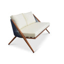 Outdoor sofa set with weather-resistant cushions | 户外沙发套装,配有耐候座垫 | 户外梳化套裝,配有耐候座墊
