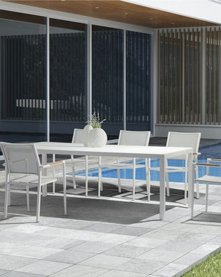 Couture Jardin | Ella | Outdoor Dining Set White