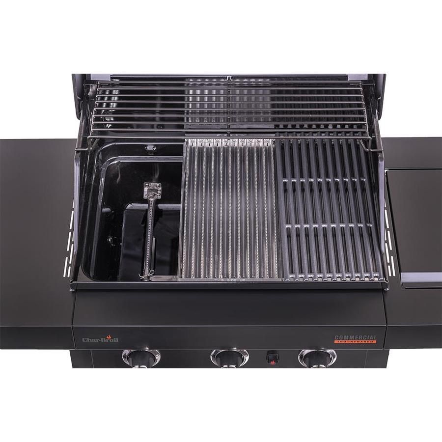 The Char-Broil® COMMERCIAL SERIES™ TRU-INFRARED™ 3-BURNER GAS GRILL - Black