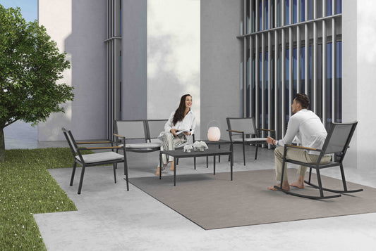 Couture Jardin | Polo | Outdoor 5 pcs Sofa Set Anthracite