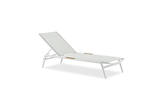 Couture Jardin | Polo | Outdoor Chaise Lounge - White