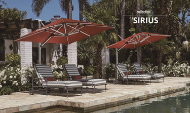 Stylish outdoor sun parasol and umbrella for garden or patio, UV-resistant | 時尚戶外太陽傘及雨傘,適合花園或露台,防紫外線 | 时尚户外太阳伞及雨伞,适合花园或露台,防紫外线