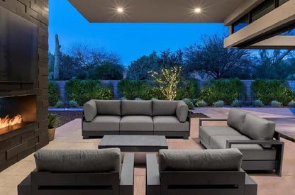 Couture Jardin | Sky | Outdoor Right Hand Sofa