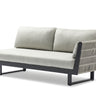 Outdoor sofa with weather-resistant cushions | 户外沙发，配有耐候座垫 | 户外梳化，配有耐候座墊
