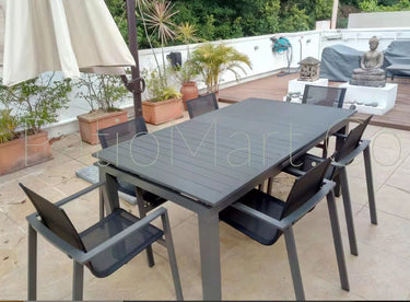 Alfresco | Miami | Outdoor Dining Set - Dark Grey