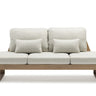 Outdoor sofa with weather-resistant cushions | 户外沙发，配有耐候座垫 | 户外梳化，配有耐候座墊