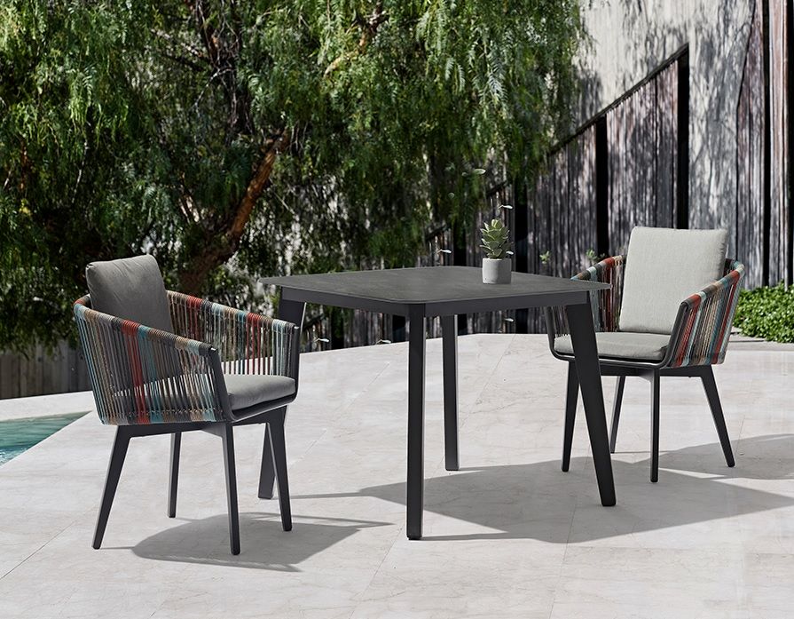 Diva Outdoor Square Dining Set - Color