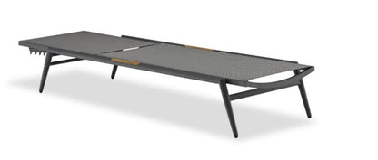 Polo Outdoor Chaise Lounge - Anthracite