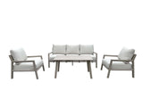 Alfresco | Dorset | Casual Lounge Garden Furniture Set 4Pc