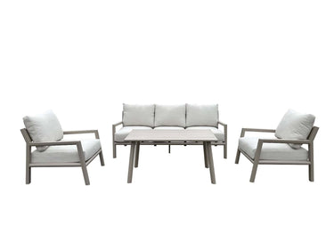 *Pre-order* Alfresco | Dorset | Casual Lounge Garden Furniture Set 4Pc