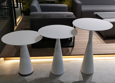 Alfresco | Infinity | Outdoor Side Table - White or Grey Color