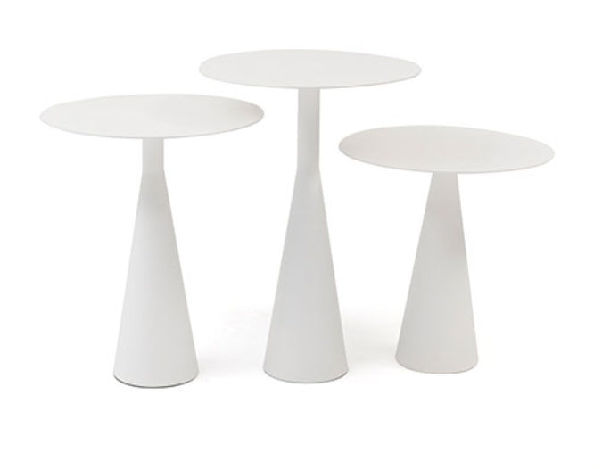 Infinity Outdoor Side Table - White or Grey Color
