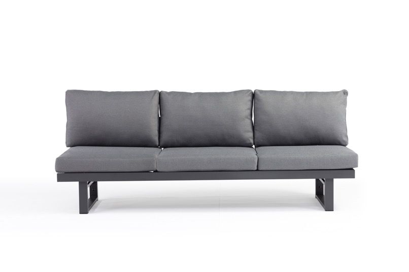 Tomi Aluminum L-shape Sofa