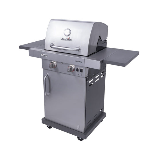 The Char-Broil COMMERCIAL SERIES™ AMPLIFIRE™ 2-BURNER GAS GRILL