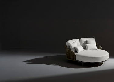 Couture Jardin | Delight | Outdoor Daybed - Ebony Color