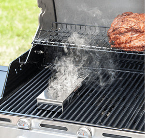 The Char-Broil® Stainless Steel Smoker Box