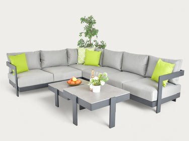 *Pre-order* Alfresco | Orlando | Corner Lounge Set Grey