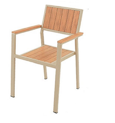 Alfresco | Elena | Outdoor Dining Chair - Champagne