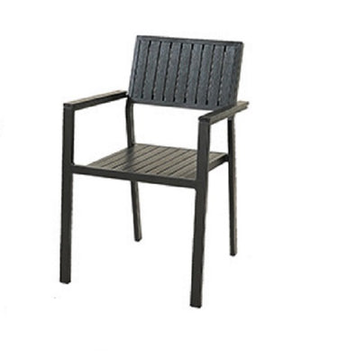 Alfresco | Kuba | Outdoor Dining Chair - Black