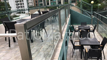 Alfresco | Kuba | Outdoor Square Dining Table with Enoch Armchair Set - Black