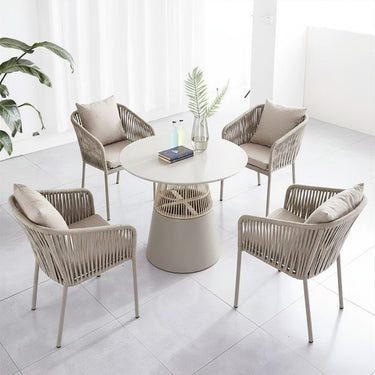 Alfresco | Amos | Outdoor Round Table with Blake Armchair Set