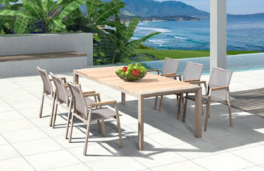 *Pre-order* Alfresco | Brookvale | Outdoor 6-8 seat Dinning Bundle Set of 7 pcs (100% FSC® teak)