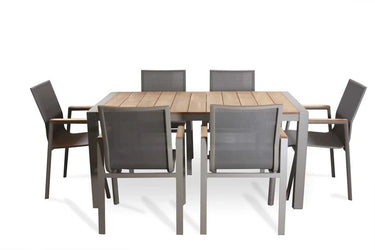 Brookvale Outdoor 4-6 seat Dinning Bundle Set of 7 pcs