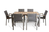*Pre-order* Alfresco | Brookvale | Outdoor 4-6 seat Dinning Bundle Set of 7 pcs (100% FSC® teak)