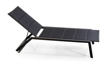 *Pre-order* Alfresco | Chic | Outdoor Reclining Sun Lounger - Black