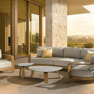 Couture Jardin | So Chic | Outdoor Sofa Set of 7 pcs - OAK Color