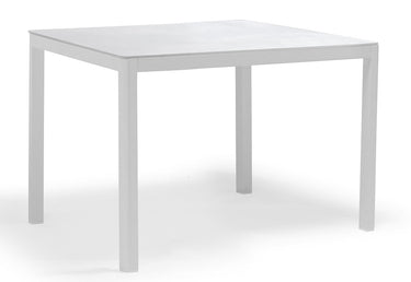 Couture Jardin | Ella | Outdoor Square Dining Table --White Color