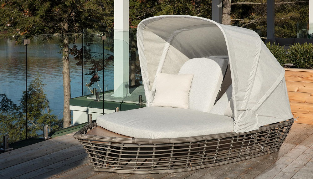 Escapade Outdoor Double Daybed with Canopy