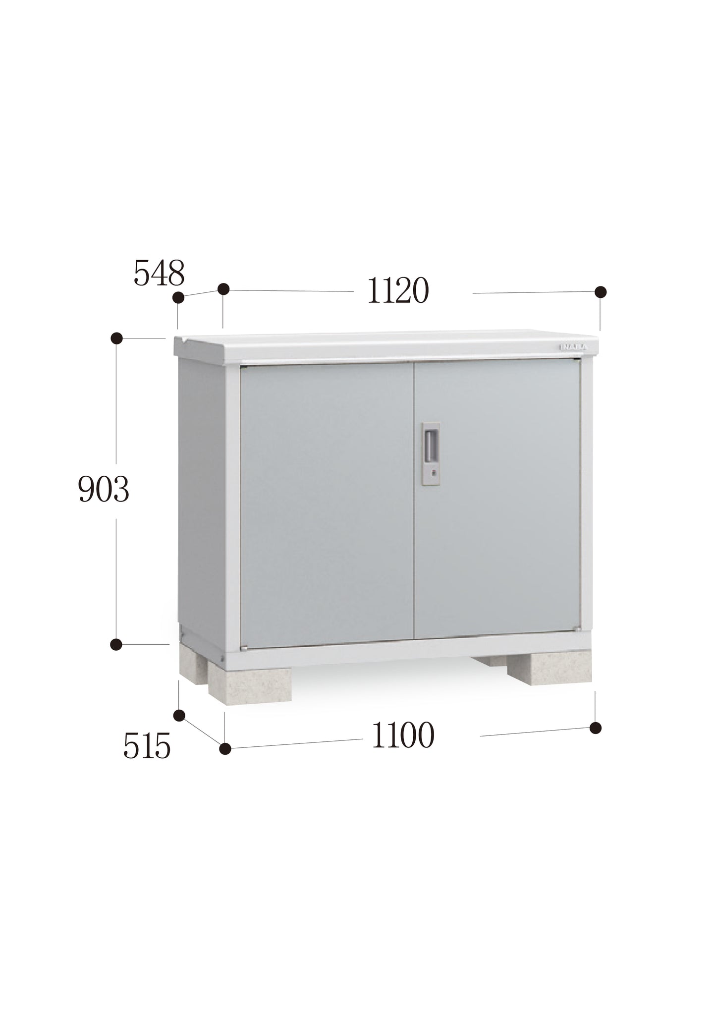 *Pre-order* Inaba Outdoor Storage BJX-115A (W1120XD548XH903mm)0.554m3