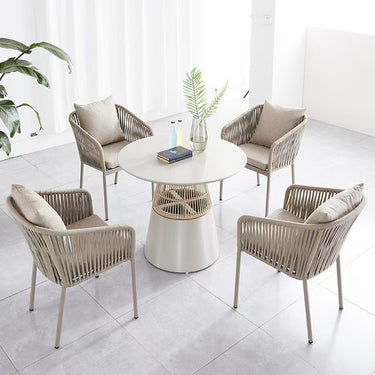 Alfresco | Amos | Outdoor Round Table with Blake Armchair Set