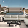 Outdoor sofa set with weather-resistant cushions | 户外沙发套装，配有耐候座垫 | 户外梳化套裝，配有耐候座墊 