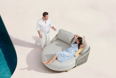 Couture Jardin | Delight | Outdoor Daybed - OAK Color