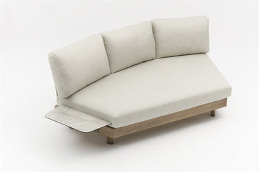 Outdoor sofa set with weather-resistant cushions | 户外沙发套装，配有耐候座垫 | 户外梳化套裝，配有耐候座墊