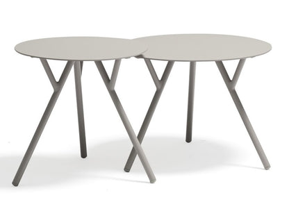 DJ Outdoor Side Table 50-Grey White or Grey Color