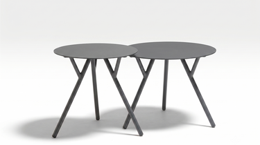 Couture Jardin | DJ | Outdoor Side Table 60-Grey White or Grey Color