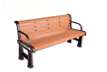 *Pre-order* Alfresco |  Devin |  Outdoor Public Armrest Bench 